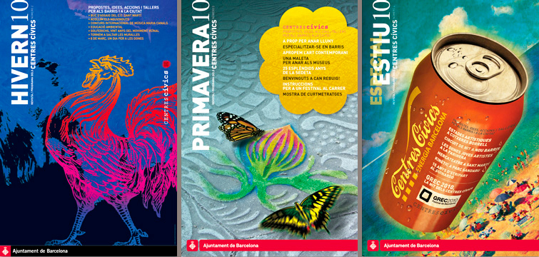 INSTITUTIONAL MAGAZINES COVERS<br/>AJUNTAMENT DE BARCELONA
