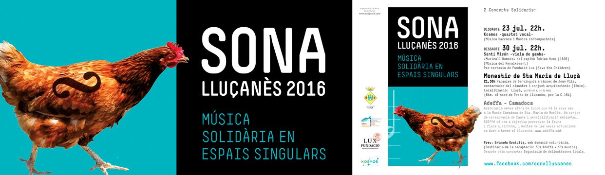 IDENTITY FOR CULTURAL ACTIVITIES<br/>SONA LLUÇANÈS