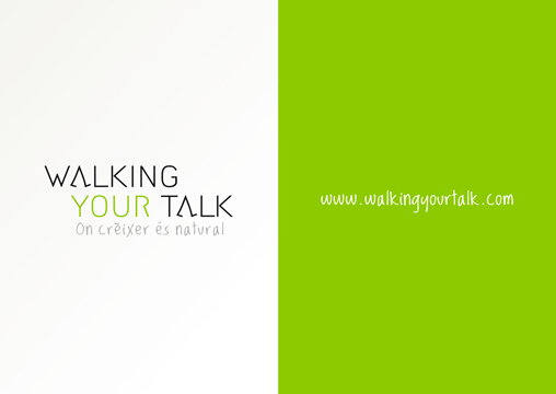 IDENTITY FOR PERSONAL COACHING COMPANY<br/>WALKING YOUR TALK 