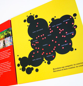 ILLUSTRATION FOR A PROMOTIONAL BROCHURE<br/>XARXA DE CENTRES CÍVICS - AJUNTAMENT DE BARCELONA