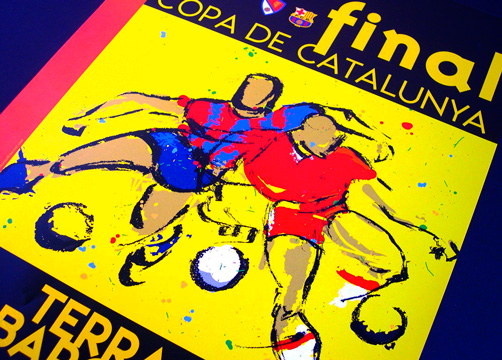 ILLUSTRATION FOR POSTER & PROMOTIONAL ITEMS<br/>FEDERACIÒ CATALANA DE FUTBOL