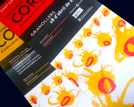 PROMOTIONAL ITEMS FOR CHILDREN'S CHOIR CONCERTS<br/>DEP. EDUCACIÒ - GENERALITAT DE CATALUNYA